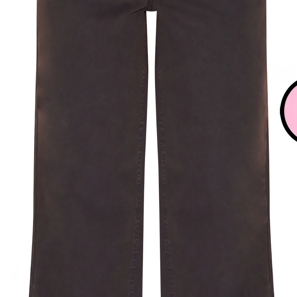 PrettyLittleThing Brown Flare Wide Leg Jeans